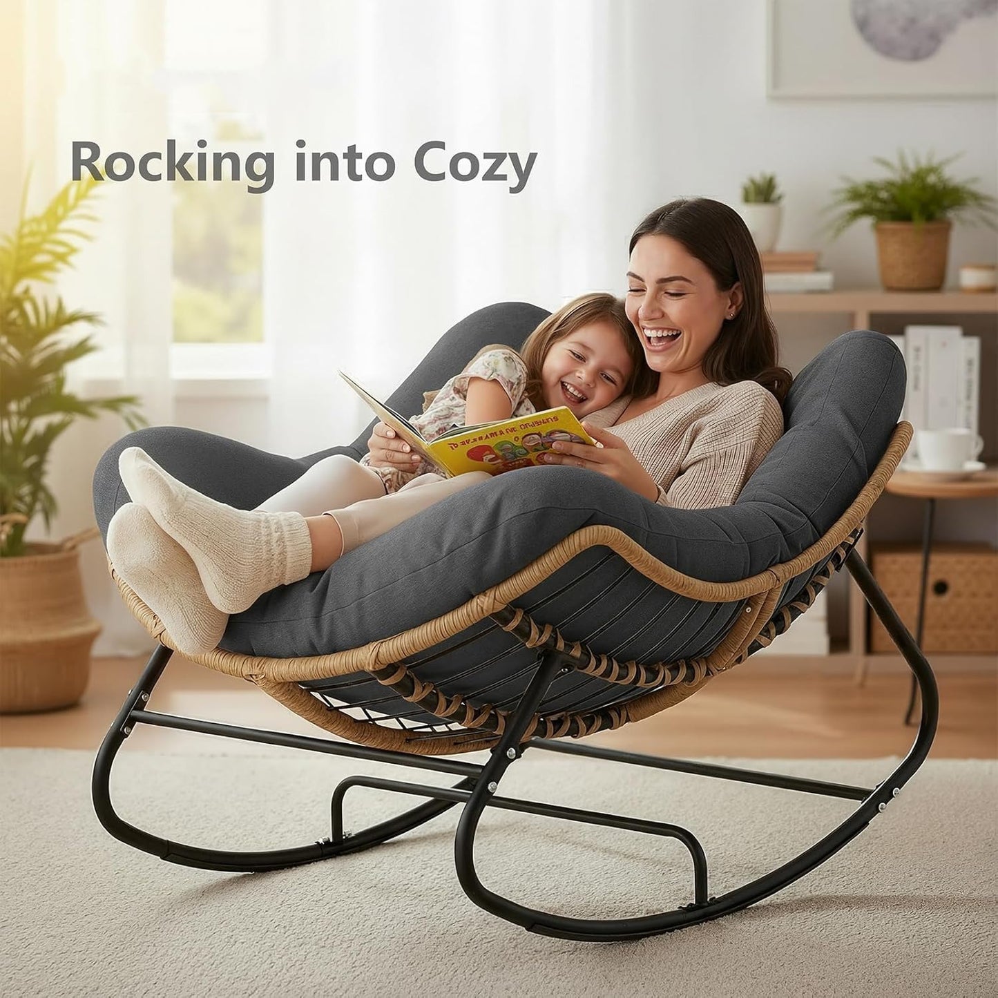 2026 Cloud-Comfort™ Rocking Papasan Chair - Anniversary Limited Edition