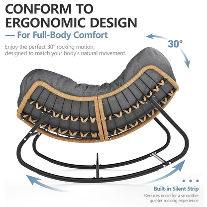 2026 Cloud-Comfort™ Rocking Papasan Chair - Anniversary Limited Edition